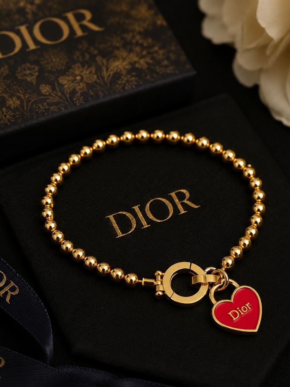 ✨ One-of-a-Kind Upcycled Authentic Dior Charm Bracelet ✨